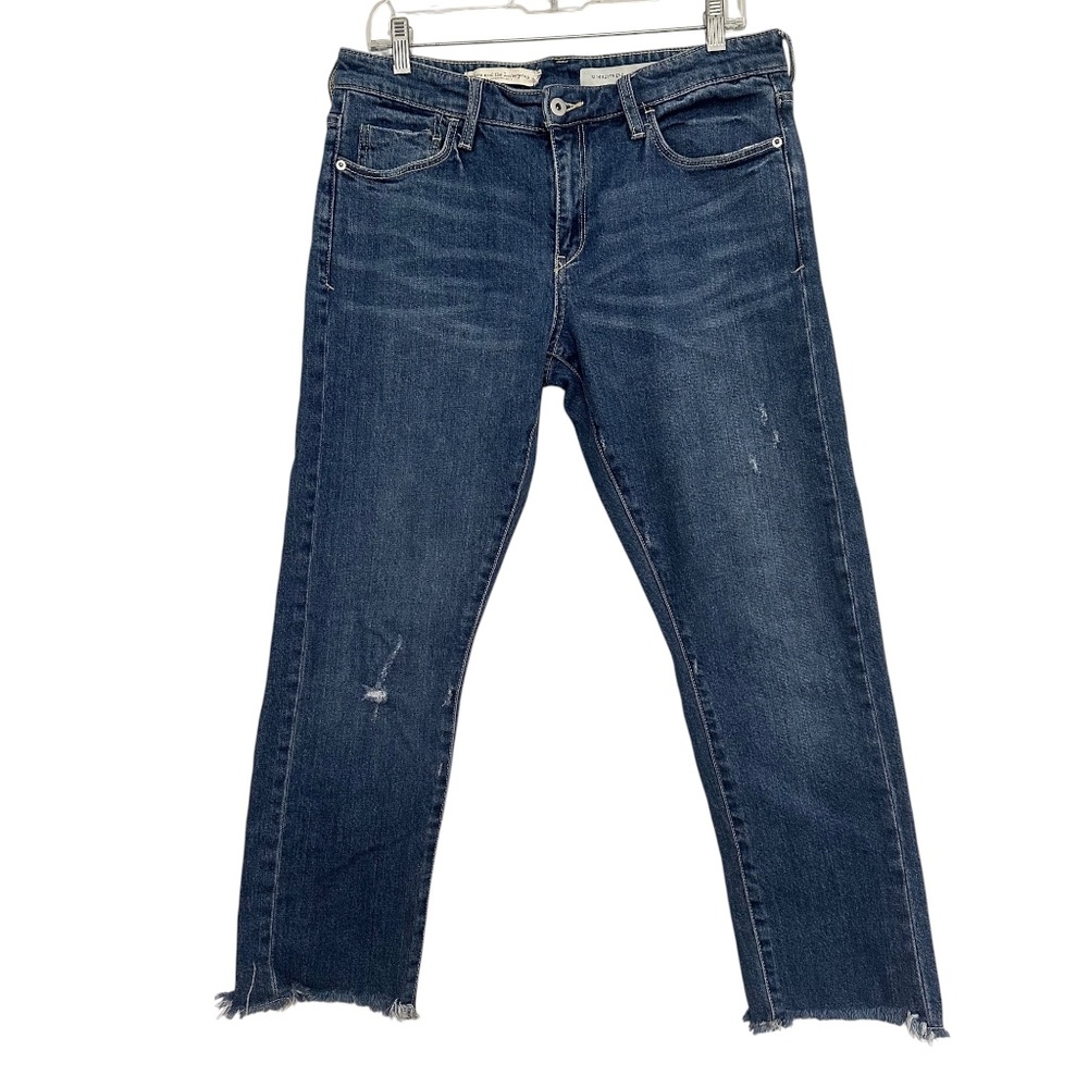 Pilcro and the Letterpress Slim Boyfriend Distressed Jeans Size 30